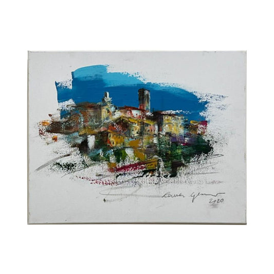 Painted on Canvas | Tuscan Landscape | Montepulciano | 50x70cmPainted on Canvas | Tuscan Landscape | Montepulciano | 50x40cm