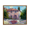 Painted on Canvas | Tuscan Landscape | Country House | 50x40cm