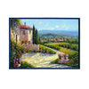 Painted on Canvas | Tuscan Landscape | Country House | 70x50cm