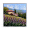 Painted on Canvas | Tuscan Landscape | Lavander | 41x41cm