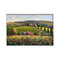 Painted on Canvas | Tuscan Landscape | Poppies | 100x71cm