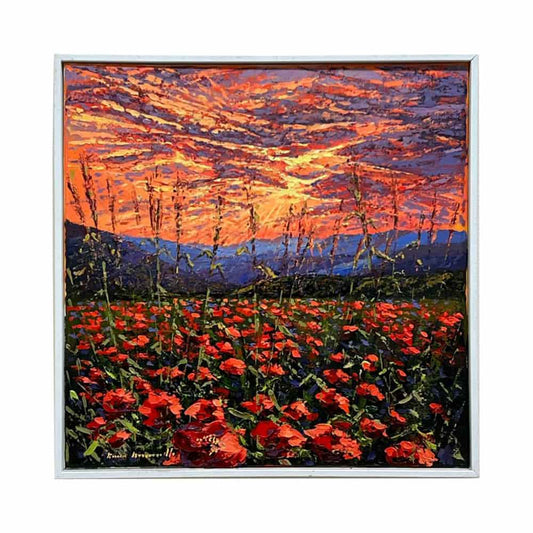 painted-on-canvas-tuscan-landscape-poppies-50x50cm