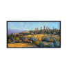 Painted on Canvas | Tuscan Landscape | San Gimignano | 80x40cm