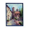 Painted on Canvas | Tuscan Landscape | Village | 30x40cm