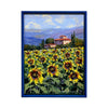 Painted on Canvas | Tuscan Landscape | Sunflowers | 30x40cm