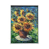 Painted on Canvas | Tuscan Landscape | Sunflowers | 50x70cm