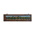 Painted on Wooden Shutters | Tuscan Landscape | Olive Trees | 129x32cm