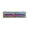 Painted on Wooden Shutters | Tuscan Landscape | Lavander | 142x38cm