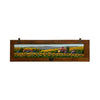 Painted on Wooden Shutters | Tuscan Landscape | Sunflowers | 129x32cm