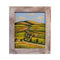 Painted on Wood | Tuscan Landscape | Country Road | 38x43cm