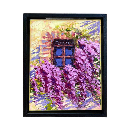 Painted on Canvas | Tuscan Landscape | Lavander | 18x24cmPainted on Canvas | Tuscan Landscape | Lavander | 18x24cm