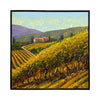 Painted on Canvas | Tuscan Landscape | Vineyard | 80x80cm