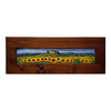 Painted on Wood | Tuscan Landscape | Sunflowers | 55x21cm