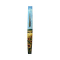 Painted on Wooden Barrel Stave | Tuscan Landscape | Sunflowers