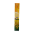 Painted on Wooden Plank | Tuscan Landscape | Sunflowers | 9x50cm