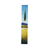 Painted on Wooden Plank | Tuscan Landscape | Wheat | 9x50cm