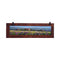 Painted on Wooden Shutter | Tuscan Landascape | Lavander | 117x34cm