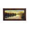 Painted on Wooden Shutters | Tuscan Landscape | River | 59x31cm