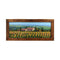 Painted on Wooden Shutters | Tuscan Landscape | Sunflowers | 114x50cm