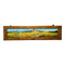 Painted on Wooden Shutters | Tuscan Landscape | Sunflowers | 131x33cm
