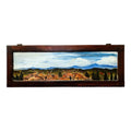 Painted on Wooden Shutters | Tuscan Landscape | Village | 125x45cm