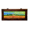 Painted on Wooden Shutter | Tuscan Landascape | Wheat | 75x43cm