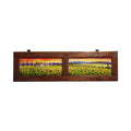 Painted on Wooden Shutters | Tuscan Landscape | Sunflowers | 104x30cm