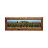 Painted on Wooden Shutters | Tuscan Landscape | Vineyard | 125x43cm