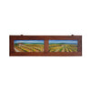 Painted on Wooden Shutters | Tuscan Landscape | Vineyard | 127x36cm