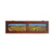 Painted on Wooden Shutters | Tuscan Landscape | Vineyard | 127x36cm