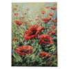 Painted on Canvas | Tuscan Landscape | Poppies | 50x70cm